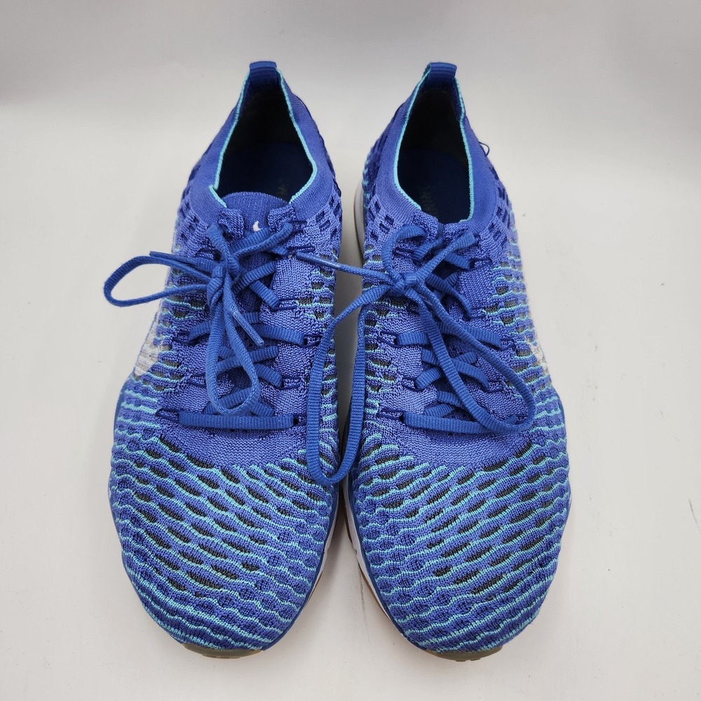 Nike Air Zoom Fearless Flyknit 850426-400 Womens US 9 Blue Striped Running Shoes